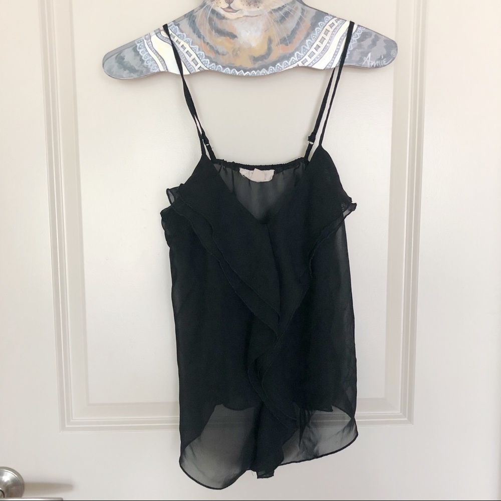 Sheer forever 21 black Cami top